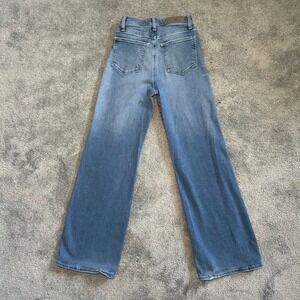 7 For All Mankind Jeans Womens 24 (Fit 23x30.5) Blue Luxe High Rise Wide Leg